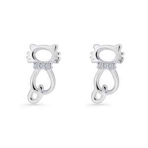Cat Bowtie Earrings